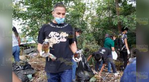 Participan jóvenes en el “Basura Challenge”, en calles de #PozaRica