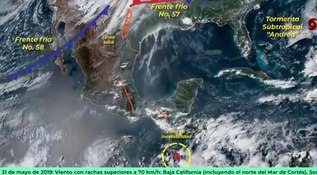 Consulta aquí el pronóstico del clima para hoy martes 21 de mayo