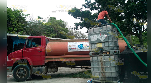 ¡Cazones, 5 días sin agua!