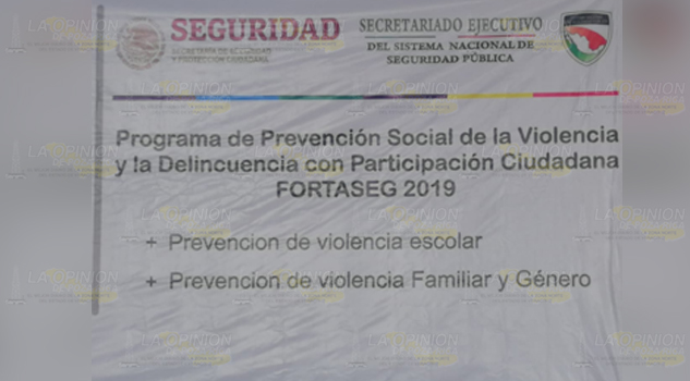 Inician acciones de prevención del delito en Tuxpan
