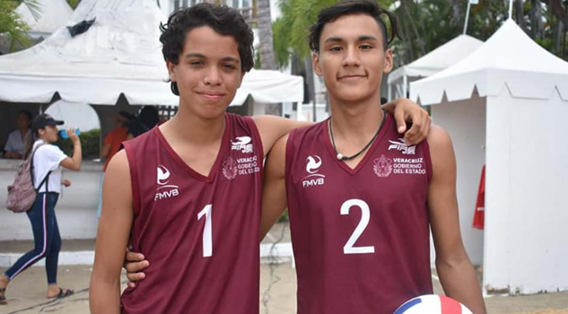 Medalla para Veracruz en el voleibol de playa de la Olimpiada Nacional 2019