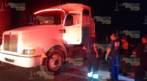 Trailero asesinado a balazos en Pánuco