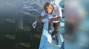 El río Tuxpan se tornó rojizo y genera expectación El río Tuxpan se tornó rojizo y genera expectación