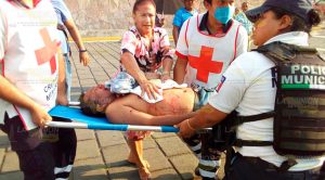 Sangrienta riña en el parque central de Papantla