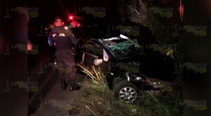 Destrozan auto en accidente en la Tuxpan- Tamiahua