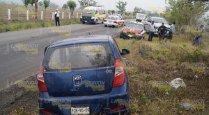 Encontronazo deja cuantiosos daños materiales