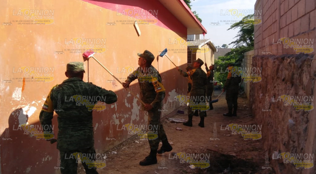 Realiza SEDENA, labor social en escuelas de Coatzintla