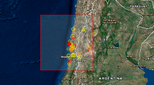 Sismo magnitud 6.5 sacude el norte de Chile