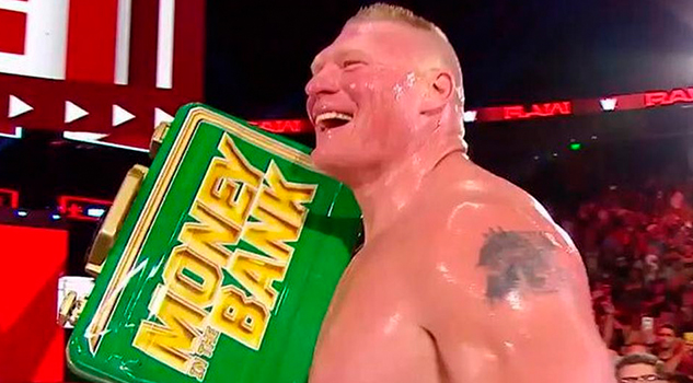 Brock Lesnar amenzó con cobrar el maletín de MITB en Super ShowDown