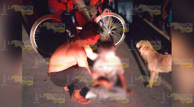 Niño grave tras ser atropellado obre la carretera federal México-Tampico