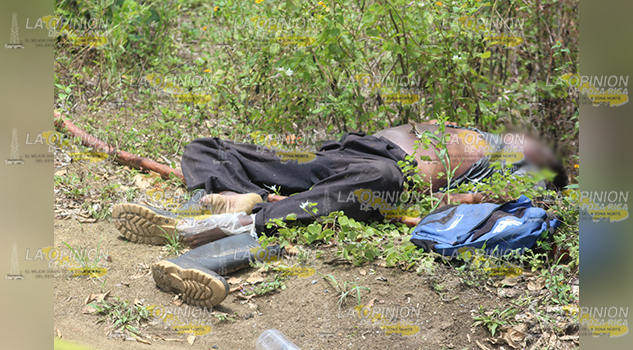 Hallan cuerpo putrefacto en un naranjal en el municipio de Tihuatlán