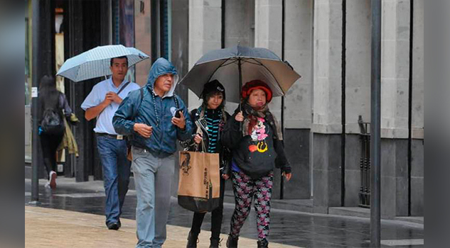 Prevén chubascos con tormentas fuertes en noreste y norte del país