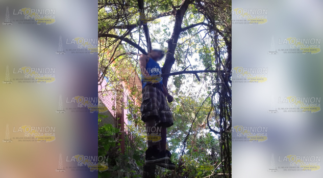 Joven se ahorca en Gutiérrez Zamora