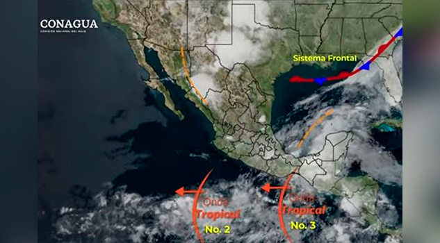 Hoy viernes sensación térmica de 32 a 35 grados Celsius; prevalecen condiciones de lluvias