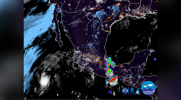 Se aleja ‘Alvin’ de México, pero ocasionará lluvias