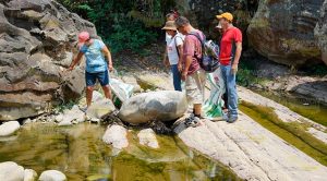 Al rescate de reservas turísticas en Coyutla: voluntarios Al rescate de reservas turísticas en Coyutla voluntarios