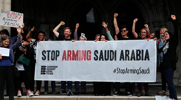 Un tribunal británico declara ilegal la venta de armas a Arabia Saudí Un tribunal británico declara ilegal la venta de armas a Arabia Saudí