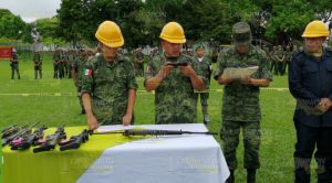 Destruyen armas decomisadas