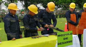 Destruyen armas decomisadas
