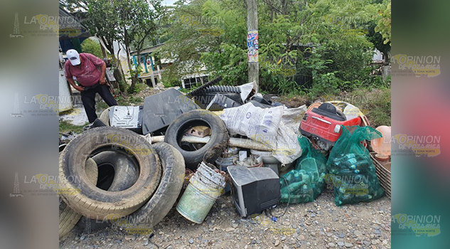 Recolectan hasta 8 ton de desechos por jornada
