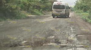 Carreteras en el abandono en el norte de Veracruz, denuncian en redes sociales