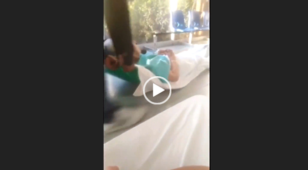 “Arrastran” por el suelo a paciente del IMSS a falta de camillas (VIDEO)