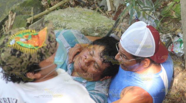 Se salvo de morir en una caída