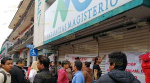 Sin servicio amanecen oficinas del seguro social del magisterio en #Xalapa