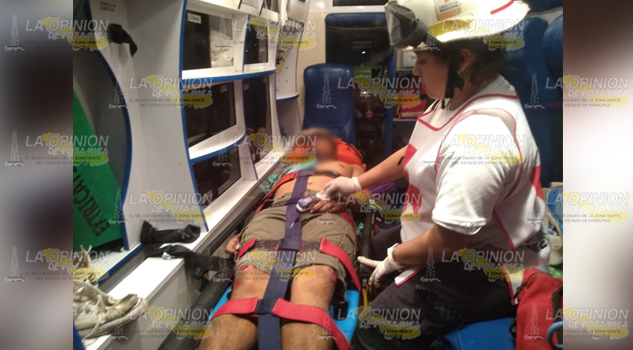 Derrapa ebrio motociclista en la llamada “curva del diablo