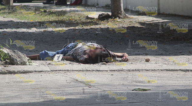 Jardinero degollado, fue herido con un machete en al menos cuatro ocasiones