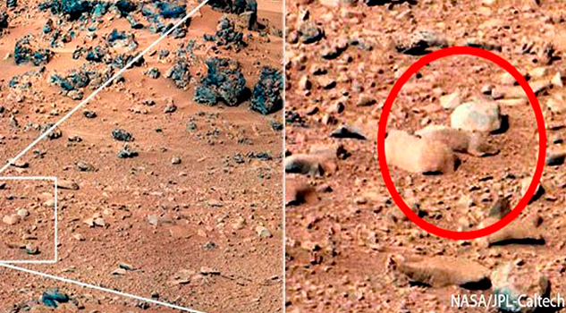 La Rata de Marte y Otras Características Inexplicables en el Planeta Marciano