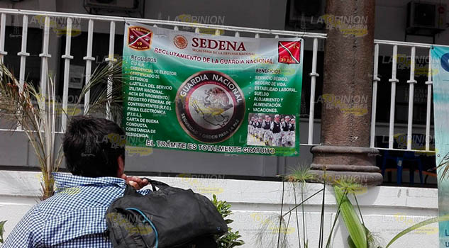 500 aspirantes a Guardia Nacional en la Zona Norte; 10% cumplen con el perfil 500 aspirantes a Guardia Nacional en la Zona Norte; 10% son rechazados