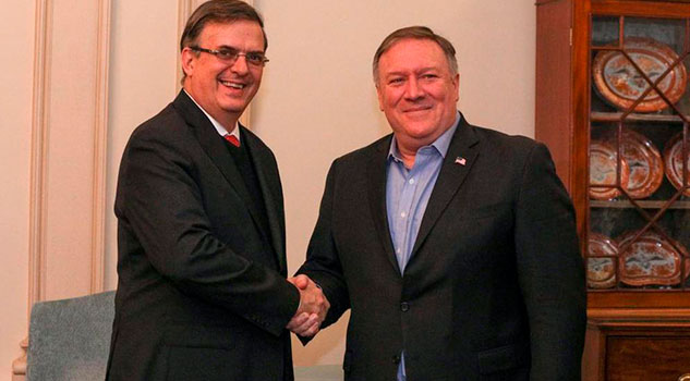 Abordarán Ebrard y Pompeo tema migratorio entre México y E.U. Abordarán Ebrard y Pompeo tema migratorio entre México y E.U.