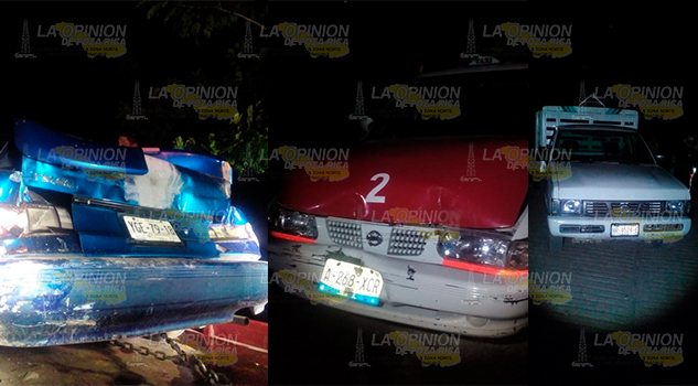 Aparatoso accidente en la Puxtla - Filomeno Mata, conductor se viene de reversa