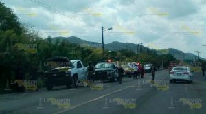 Aparatoso accidente frente al parque Takilshukut deja varios lesionados Aparatoso accidente frente al parque Takilshukut deja varios lesionados
