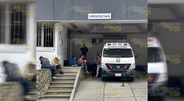 Ebrio derrapa y va a sala de urgencias en Tempoal