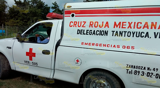 Ebrio movilizo a paramédicos en Tantoyuca