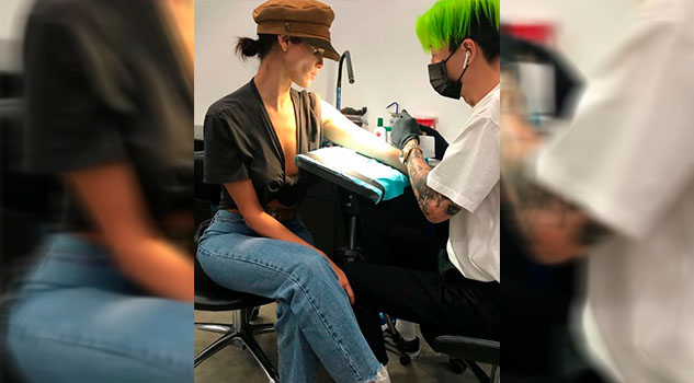 Eiza González cierra un ciclo y se borra un tatuaje Eiza González cierra un ciclo y se borra un tatuaje