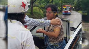 Encontronazo en el tramo Tantoyuca - Dos Caminos, dos lesionados