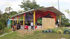 Entregan techado en kínder Melchor Ocampo de la comunidad El Horcón Entregan techado en kínder Melchor Ocampo de la comunidad El Horcón