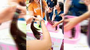 Estudiantes de Tuxpan llaman a donar cabello para hacerle frente al cáncer