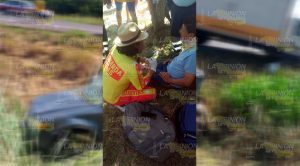 Familia sufre accidente carretero en Costa Esmeralda Familia sufre accidente carretero en Costa Esmeralda