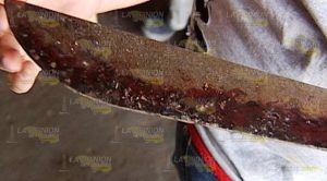 Macheteo a su mamá y a su esposa en Zontecomatlán Macheteo a su mamá y a su esposa en Zontecomatlán