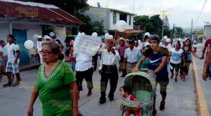 Marchan por la paz de Tancoco