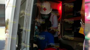 Menor herido en colisión en la colonia Manuel Ávila Camacho de Poza Rica