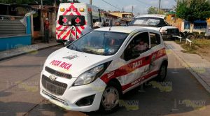 Menor herido en colisión en la colonia Manuel Ávila Camacho de Poza Rica