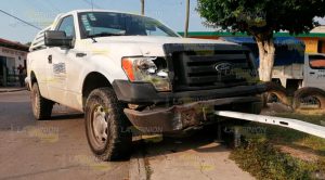 Menor herido en colisión en la colonia Manuel Ávila Camacho de Poza Rica