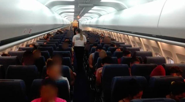 Migración deporta a 106 hondureños desde Minatitlán