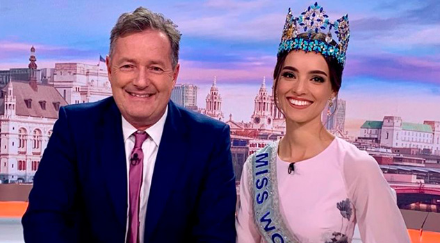 Miss World, la mexicana Vanessa Ponce, protagoniza discusión con Piers Morgan Miss World, la mexicana Vanessa Ponce, protagoniza discusión con Piers Morgan
