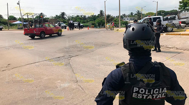 Refuerzan operativo Coatza Seguro